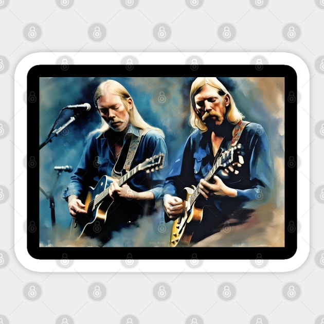 Allman Brothers Sticker by IconsPopArt